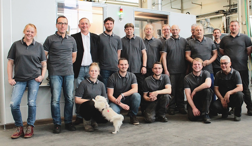 Teamfoto von allen Mitarbeitern von Pacha Automation